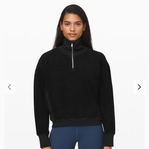 Lululemon stand out Sherpa half zip